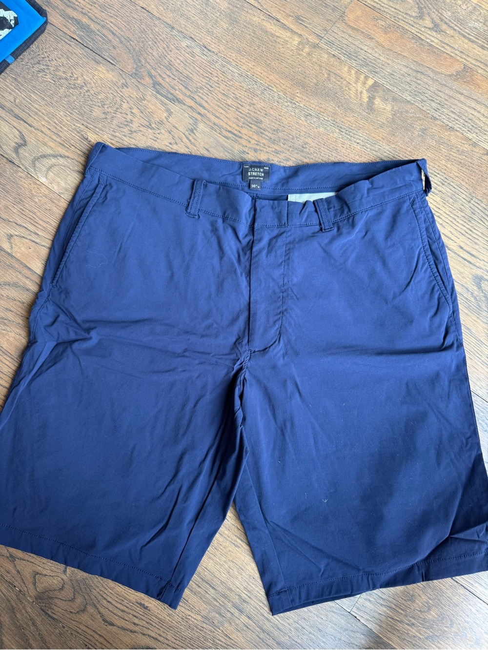 J. Crew Navy Mens Tech Shorts- size 36